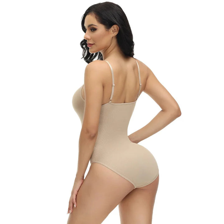 V-Neck Bodysuit Thin Straps