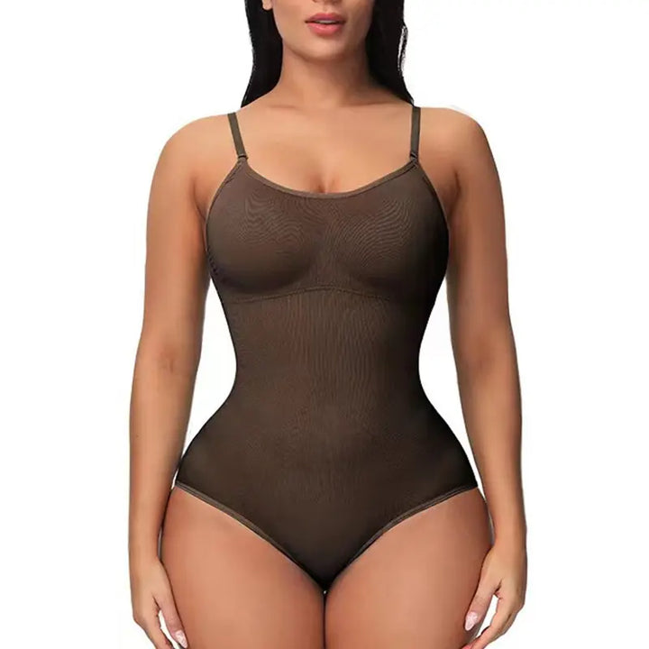 V-Neck Bodysuit Thin Straps